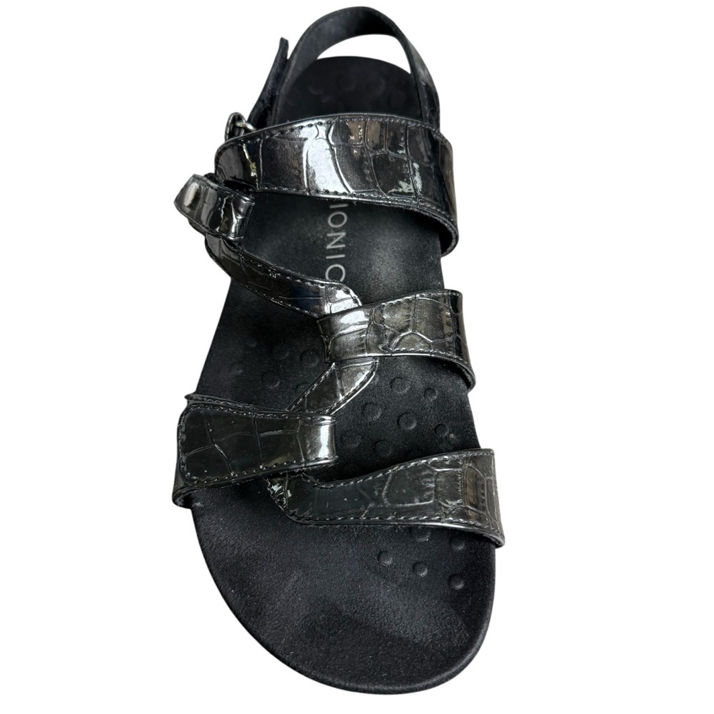 Vionic Black Paros Back Strap Sandals Size 8 Stra… - image 4